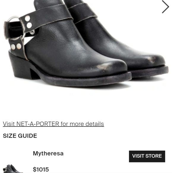 Balenciaga Distressed leather Ankle boot/mules - Picture 4 of 7